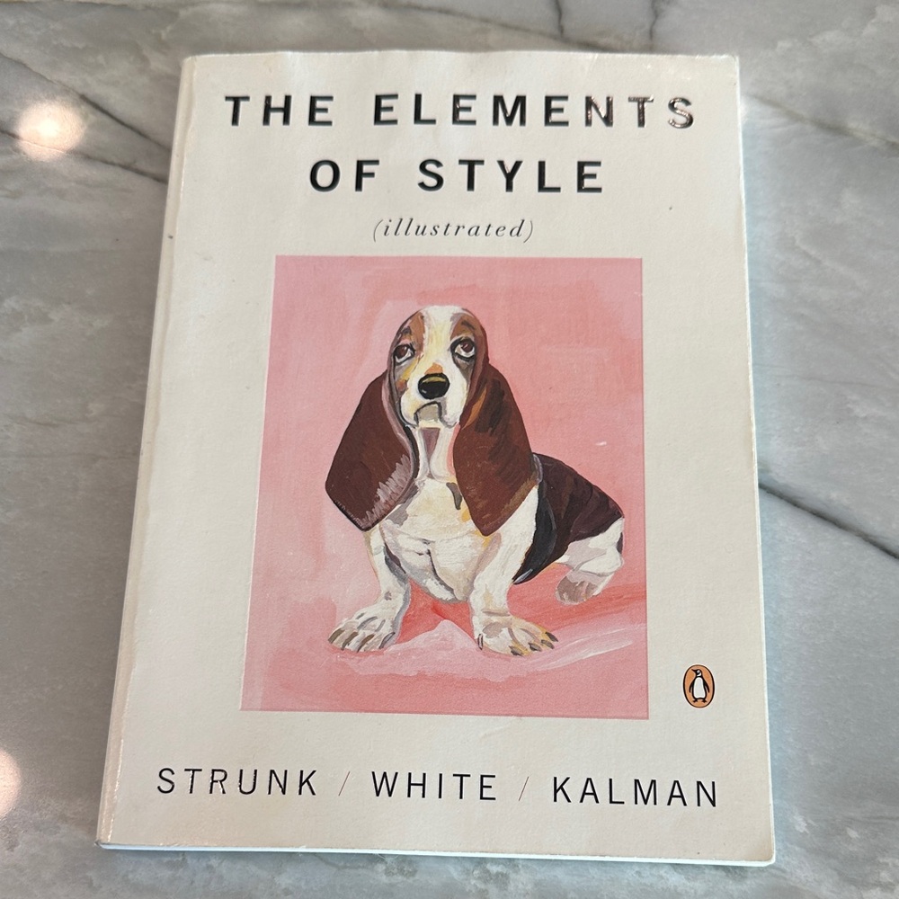 Original Penguin Illustrated Style Guide with Pink and White Cover